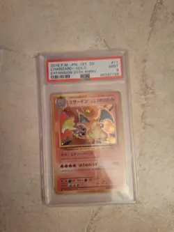 1st Edition Charizard Holo 2016 Pokemon JPN Expansion 20th Anniversary PSA 9 - Image 1