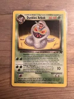 Pokemon TCG Dark Arbok Regular German 19/82 Excellent Condition Dunkles Arbok - Image 1