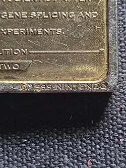 Pokemon Mewtwo 23K Gold-Plated Trading Card 1999 Burger King - Image 3