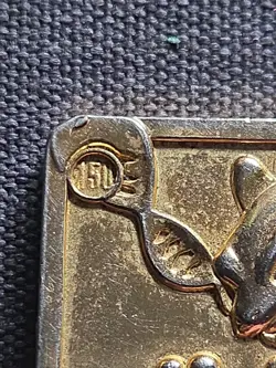 Pokemon Mewtwo 23K Gold-Plated Trading Card 1999 Burger King - Image 5
