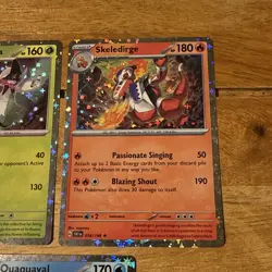 Pokemon TCG Cosmos Holo Meowscarada 015/198 Skeledirge 038/198 Quaquaval 054/198 - Image 3