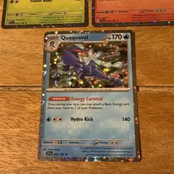 Pokemon TCG Cosmos Holo Meowscarada 015/198 Skeledirge 038/198 Quaquaval 054/198 - Image 4