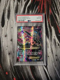 2016 POKEMON XY FA/M GARDEVOIR EX STEAM SIEGE #112 NM-MT PSA 8 - Image 1