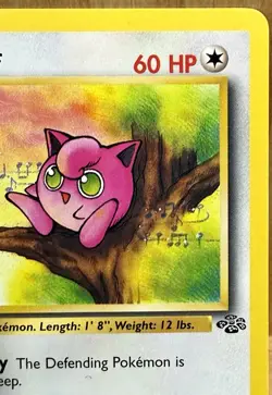 Jigglypuff 54/64 Jungle Set 1st Edition 1999 Vintage Pokemon TCG - Image 4