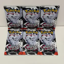 Pokemon TCG White Flare Booster packs, set of 6. BRAND NEW - SEALED - IN HAND - Image 1
