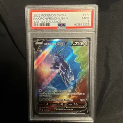 Origin Forme Dialga V #177 SWSH: Astrial Radiance Pokemon PSA 9 - Image 1