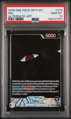 2025 ONE PIECE OP13-CARRYING ON HIS WILL ALTERNATE ART #079 IMU PSA 10 - Image 1
