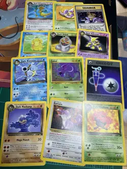 Pokemon Cards Lot Non Holo Team Rocket - Image 2