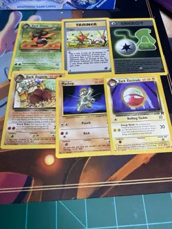 Pokemon Cards Lot Non Holo Team Rocket - Image 4