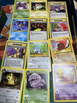 Pokemon Cards Lot Non Holo Team Rocket - Image 5
