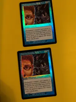 Lost in Thought x2 Enchant creature Judgment.Old VIntage.MTG 2 Card.FOIL - Image 1