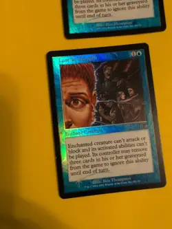 Lost in Thought x2 Enchant creature Judgment.Old VIntage.MTG 2 Card.FOIL - Image 2