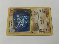 Machamp - 1st Edition - 8/102 - Holo - Pokemon Card - Lightly Played - Image 4