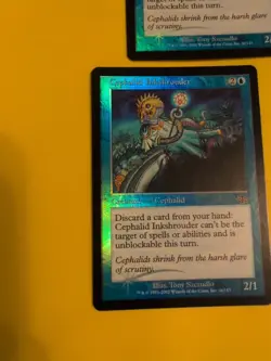 Cephalid Inkshrouder x2 Judgment.Old VIntage.MTG 2 Card.FOIL - Image 2