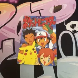 Pokemon Pocket Monsters Vintage Vending Prism Sticker Card #102 Pikachu Friends - Image 3