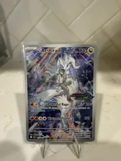 Pokemon TCG N's Reshiram Card 167/159 Stamped Illustration Rare Promo - Image 1