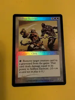 Selfless Exorcist Cleric Judgment.Old VIntage.MTG Card.FOIL - Image 1
