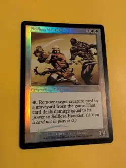 Selfless Exorcist Cleric Judgment.Old VIntage.MTG Card.FOIL - Image 2
