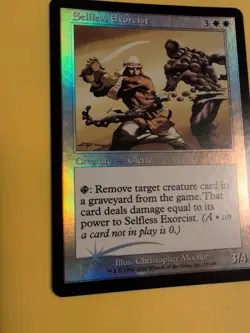 Selfless Exorcist Cleric Judgment.Old VIntage.MTG Card.FOIL - Image 4