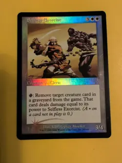 Selfless Exorcist Cleric Judgment.Old VIntage.MTG Card.FOIL - Image 5