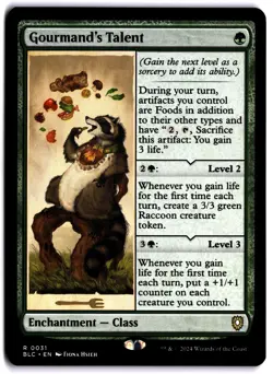 Gourmand's Talent NM BLC Commander: Bloomburrow MTG - Image 1