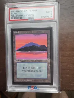 Magic: the Gathering Island 1993 MtG CE PSA 9 WOTC - Image 1