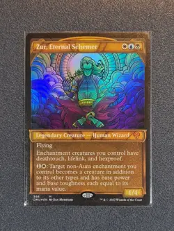 MTG Zur, Eternal Schemer - Textured Foil - DMU - Near Mint+ Condition - Image 1