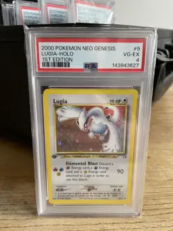 2000 Pokemon Neo Genesis 1st edition Lugia Holo PSA 4 - Image 1