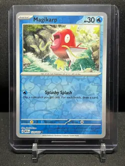 Magikarp 129/165 Reverse Holo Pokemon 2023 Scarlet Violet 151 NM English - Image 1