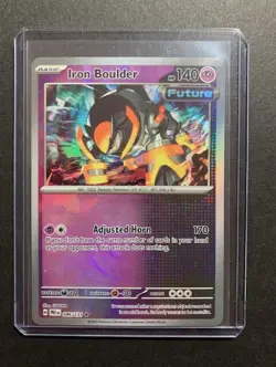 Iron Boulder 046/131 Reverse Holo Masterball -Pokemon Prismatic Evolutions SV8.5 - Image 1