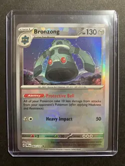 Bronzong 067/131 Reverse Holo Masterball - Pokemon Prismatic Evolutions SV8.5 - Image 1