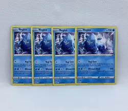 Pokemon TCG x4 Regice 037/189 Astral Radiance Rare Non-Holo Playset NM/M - Image 1