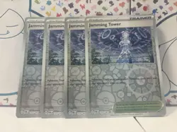 x4 Jamming Tower 153/167 REVERSE HOLO Sv06: Twilight Masquerade - Playset NM/M - Image 1