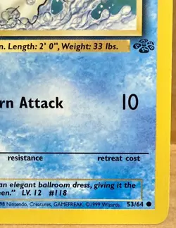 Goldeen 53/64 Jungle Set 1st Edition 1999 Vintage Pokemon TCG - Image 4
