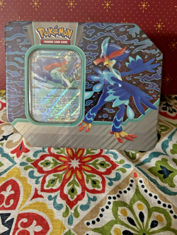 Pokemon TCG Paldea Partners Tin Quaquaval ex Includes 5 Booster Packs NEW 820650852930 - Image 1