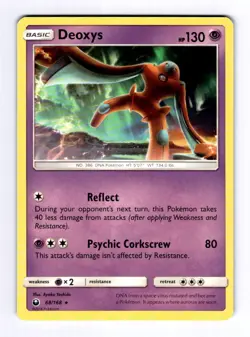 Deoxys (68) SM - Celestial Storm #68 (2018) Rare NM Pokemon - Image 1