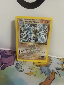 Pokemon TCG Giovanni's Machamp Gym Challenge Holo 6/132 LP-MP - Image 1