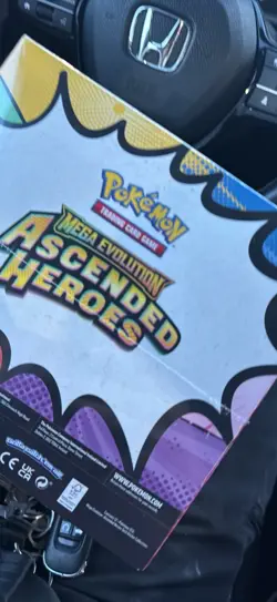 Pokemon TCG: Ascended Heroes Tech Sticker Collection Display Case Sealed - Image 1