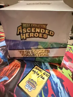 Pokemon TCG: Ascended Heroes Tech Sticker Collection Display Case Sealed - Image 3
