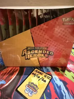 Pokemon TCG: Ascended Heroes Tech Sticker Collection Display Case Sealed - Image 4