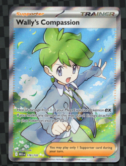 Wally's Compassion 176/132 Me01: Mega Evolution Holo Trainer NM Pokemon TCG - Image 1