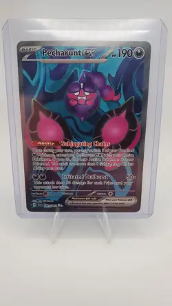 Pokemon Pecharunt ex 085/064 Sv: Shrouded Fable Ultra Rare Full Art Holo NM - Image 3