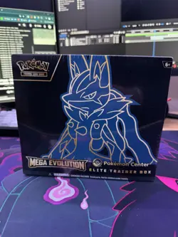 Pokemon Center TCG: Mega Evolutions Lucario Elite Trainer Box (ETB) - SEALED - Image 5