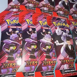 Destined Rivals Pokemon Scarlet And Violet Sleeved Booster Lot Of 11 - Image 2