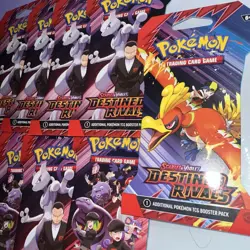 Destined Rivals Pokemon Scarlet And Violet Sleeved Booster Lot Of 11 - Image 4