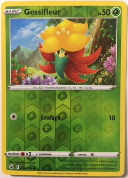 POKEMON GOSSIFLEUR 024/264 S & S FUSION STRIKE COMMON REVERSE HOLO NEAR MINT - Image 1