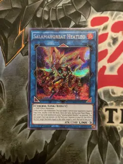*** SALAMANGREAT HEATLEO *** PRISMATIC SECRET RARE MP19-EN186 YUGIOH! - Image 1