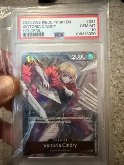 One Piece Card Game Victoria Cindry OP06-091 Full Art Foil Uncommon 2024 PSA 10 - Image 3