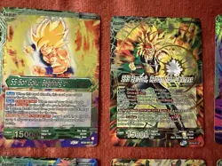 Dragon Ball Super Cards Game DBS Awaken Double Sided Cards Lot Of 17 - Image 2
