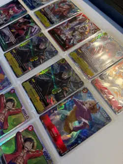 One Piece Luffy Gear 5/Alt Art/Garp/Sanji/Perona/Stussy/Nami/etc 15 Card Lot - Image 3
